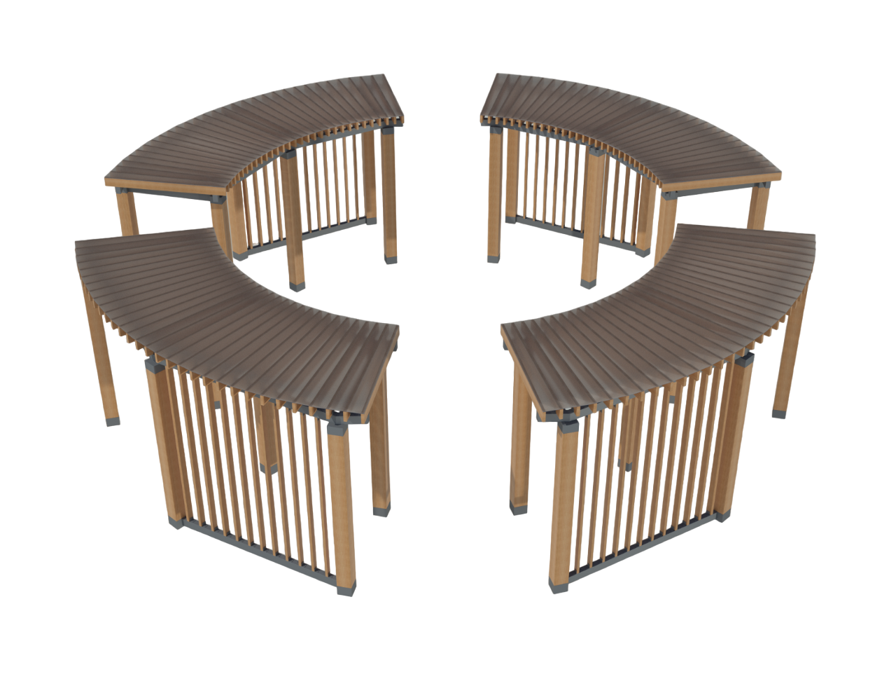 Round pergola N 014